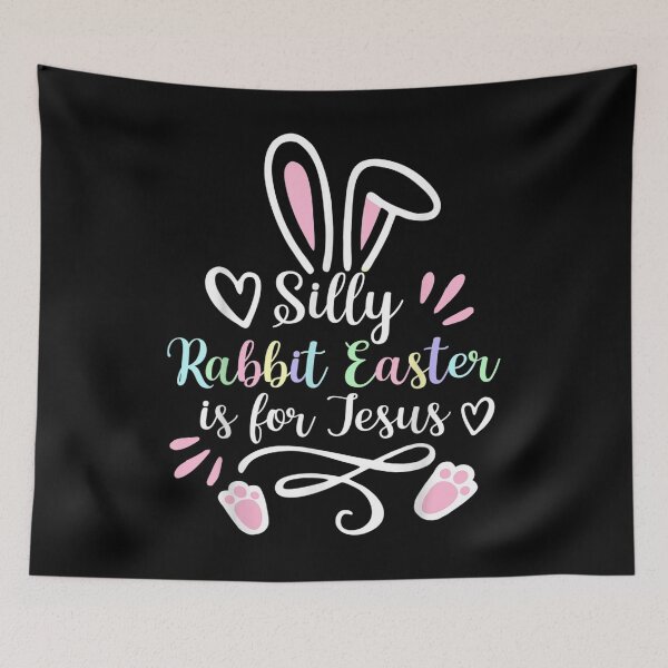 Item preview, Silly Rabbit Easter Is For Jesus Easter Day Bunny Christians  designed and sold by terrycar.