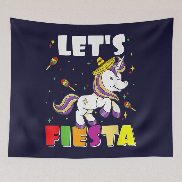 Item preview, Unicorn Cinco De Mayo Shirt Lets Fiesta designed and sold by SiumocDukila.