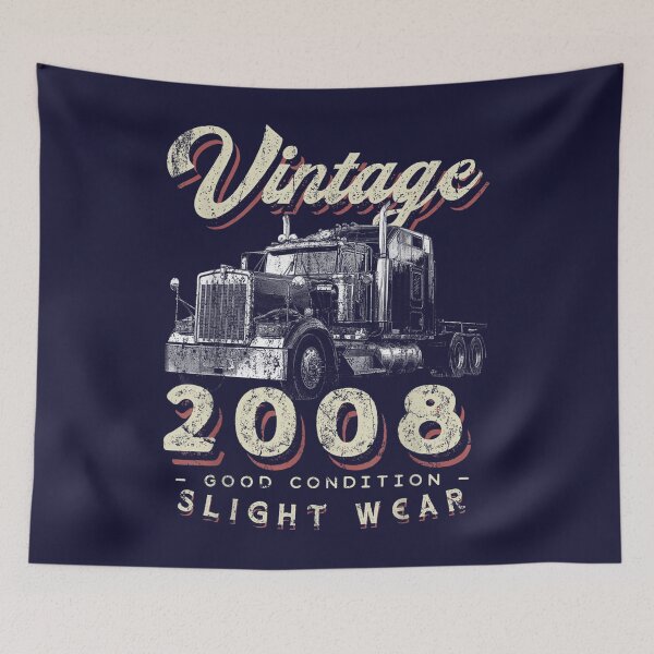 Item preview, Vintage 2008 Trucker Big Rig Truck Driver 14th Birthday designed and sold by SiumocDukila.