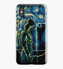 Starling Night (Arrow & Van Gogh) iPhone Case/Skin