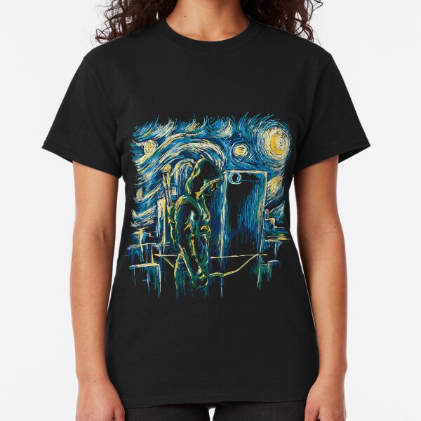 Starling Night (Arrow & Van Gogh) Classic T-Shirt