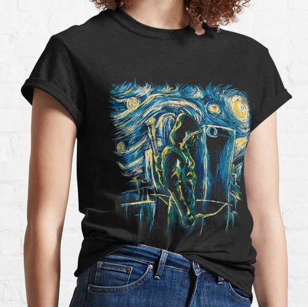 Starling Night (Arrow & Van Gogh) Classic T-Shirt
