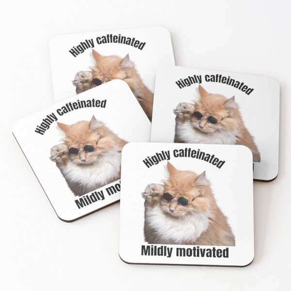Item preview, Highly caffeinated mildly motivated  designed and sold by Tanuja  Sharma.