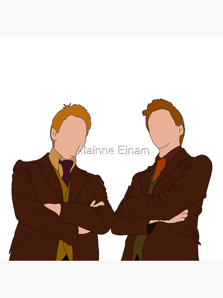 fred-and-george-poster-by-alaieina-redbubble