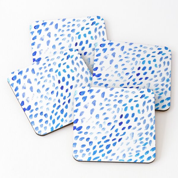 Item preview, Vibrant Royal Blue Speckle designed and sold by lineandspeckle.