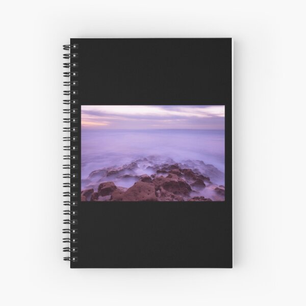 Item preview, Mystic Eerie Purple Ocean Waves Long Exposure Canvas Print designed and sold by alexanderneni.