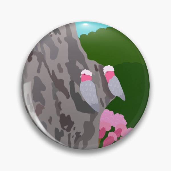 Item preview, Two Pink Galahs  designed and sold by Digitaldingo.