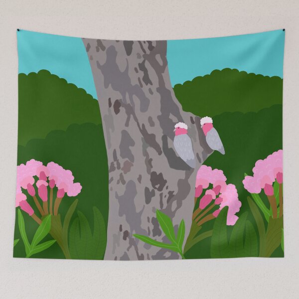 Item preview, Two Pink Galahs  designed and sold by Digitaldingo.
