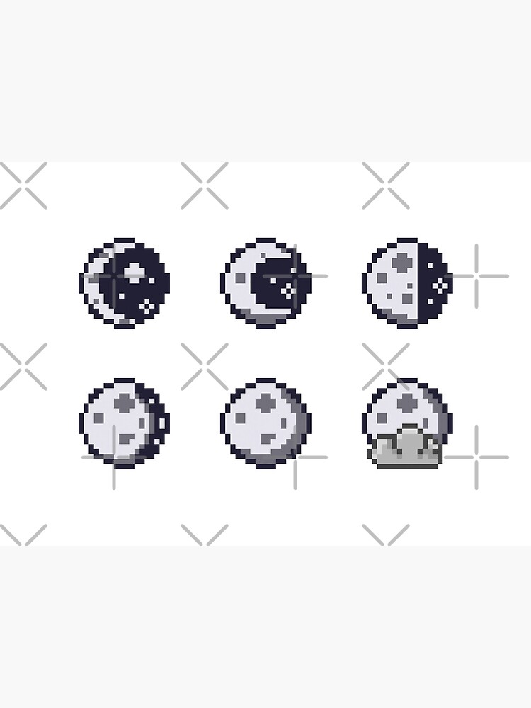 Moon Phases by Pretty Pixels