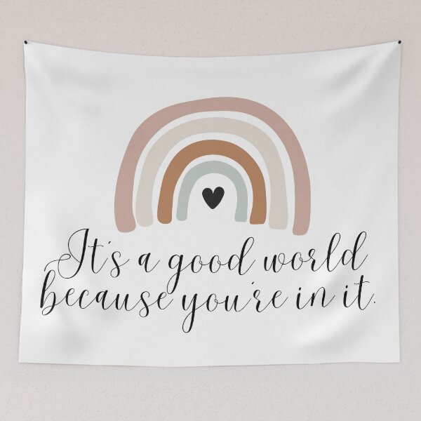 Item preview, It's A Beautiful World Because You're In It designed and sold by KarolinaPaz.