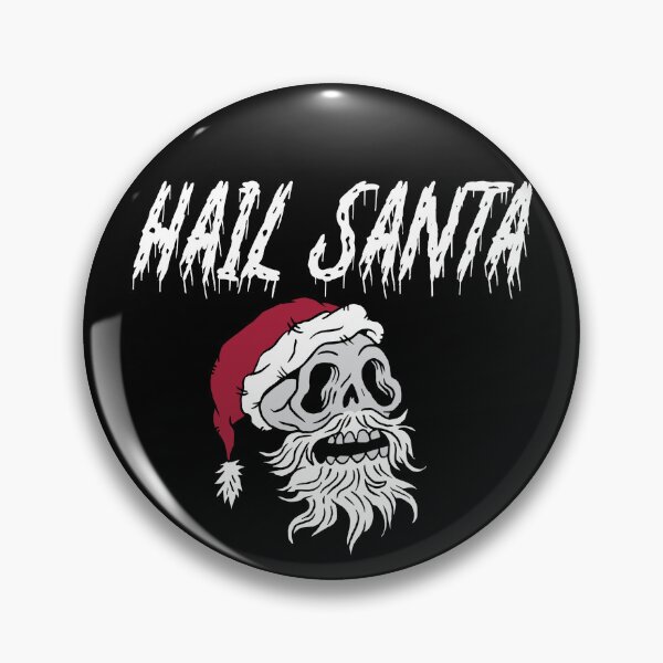 Item preview, Hail Santa Vintage Santa Hat Skull Death Metal Hail Santa Gear designed and sold by DynamicDesign.