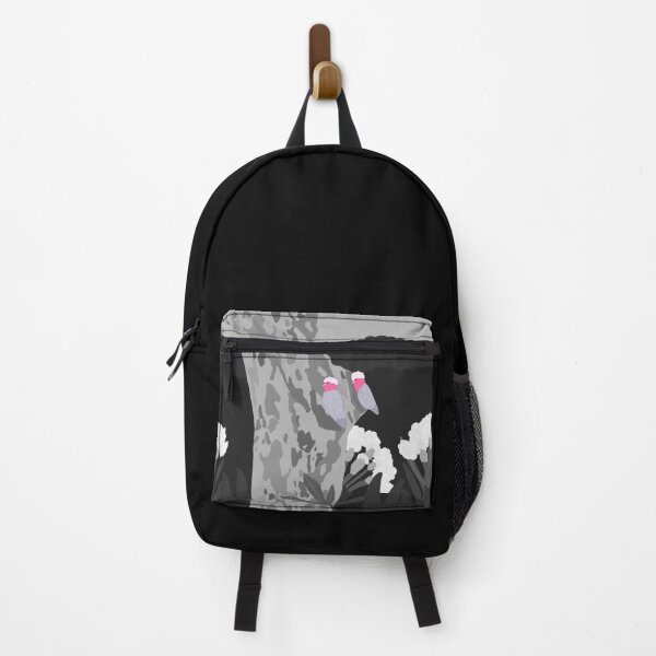 Item preview, Two Pink Galahs on Black and White designed and sold by Digitaldingo.