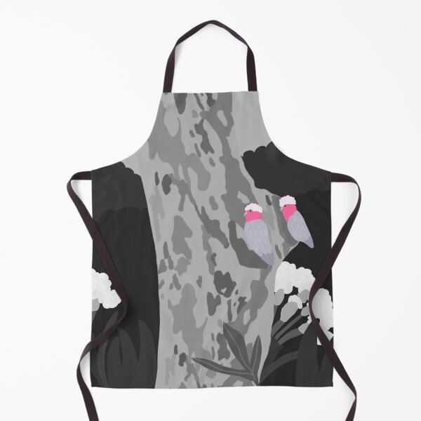 Item preview, Two Pink Galahs on Black and White designed and sold by Digitaldingo.