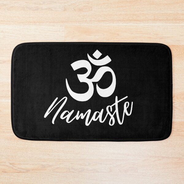 Item preview, White - Namaste and OM sanskrit symbol  designed and sold by BuxomBabe21.
