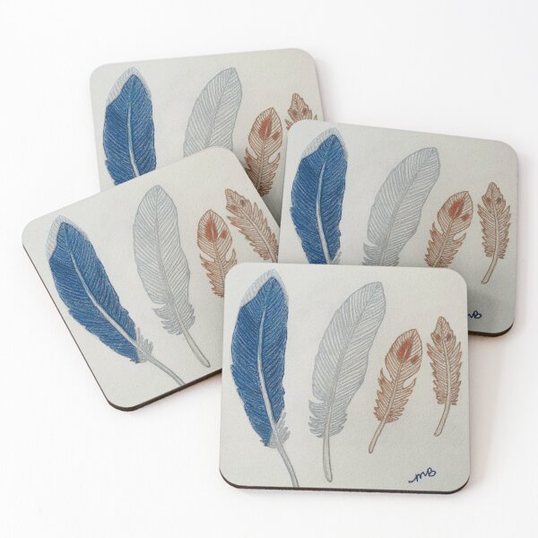 Item preview, Four Feathers  designed and sold by LuvbuzzArt.