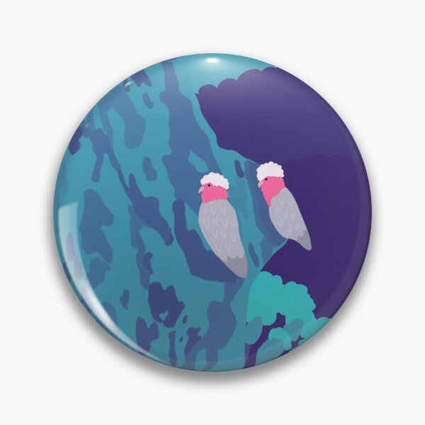Item preview, Two Pink Galahs Twilight designed and sold by Digitaldingo.