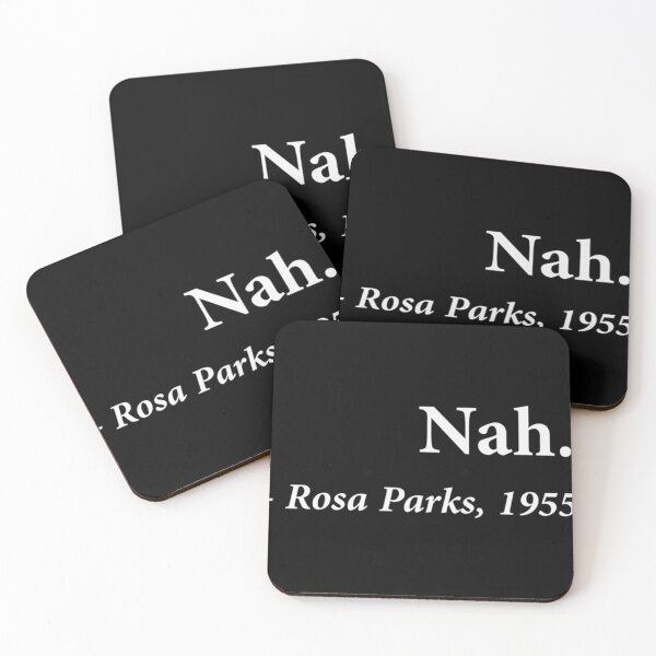 Item preview, Nah Rosa Parks Quote Fitted . designed and sold by alexanderneni.