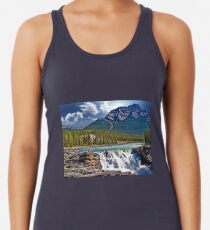 Camiseta con espalda nadadora Canadá. Parque Nacional Jasper. Cataratas de Athabasca.