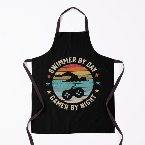 Item preview, Swimmer By Day Gamer By Night Swimming Swim Lover Gaming designed and sold by NancyxEasSHOP.