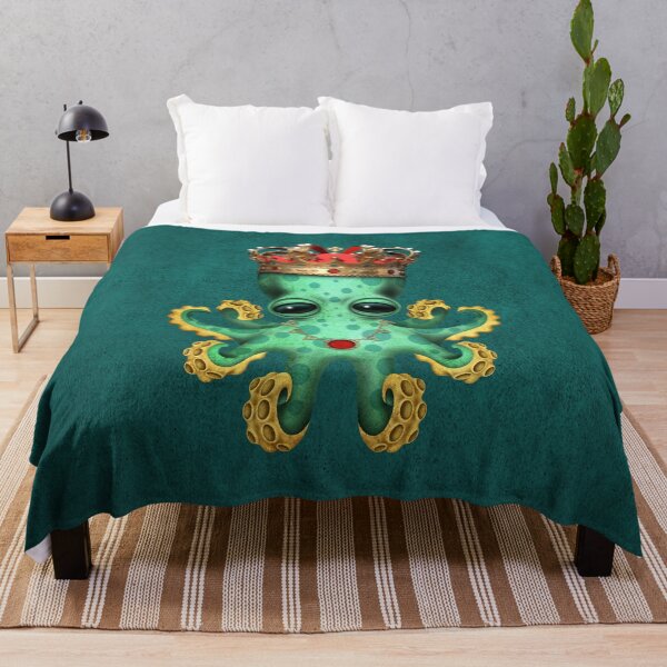 Item preview, Cute Royal Octopus Wearing Crown designed and sold by JeffBartels.