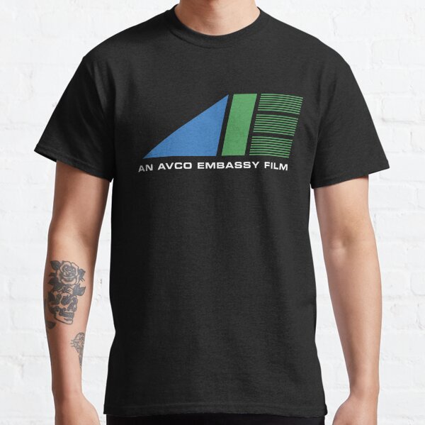 Item preview, AVCO Embassy Films T-Shirt - Vintage 1970s Logo - Defunct Film Studio designed and sold by Past-Imperfect.