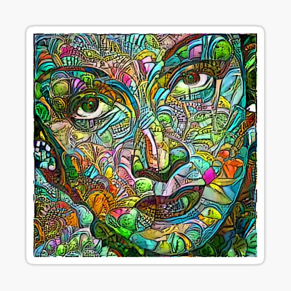 Marlene Dietrich in Art Sticker