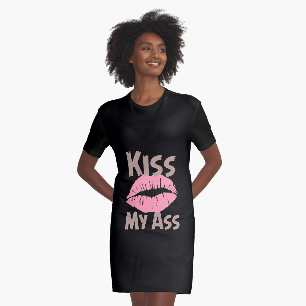 kiss t shirt dress