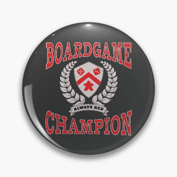 Item preview, Boardgame Champion - Always Red designed and sold by geekyT.