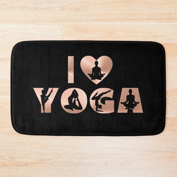 Item preview, I Love Yoga - Black design designed and sold by BuxomBabe21.