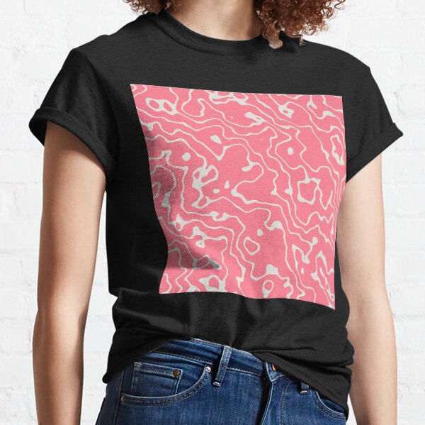 Pink Water Ripples Classic T-Shirt
