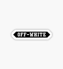 off-White logo Sticker