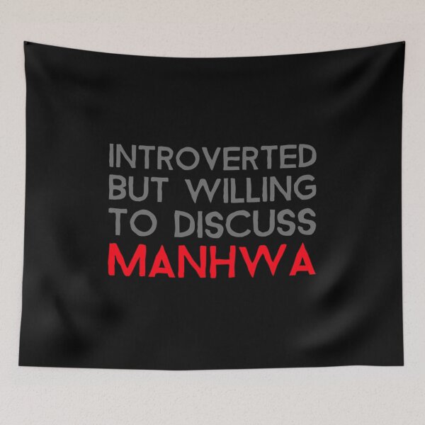 Item preview, Introverted But Willing To Discuss Manhwa designed and sold by Noelnoble.