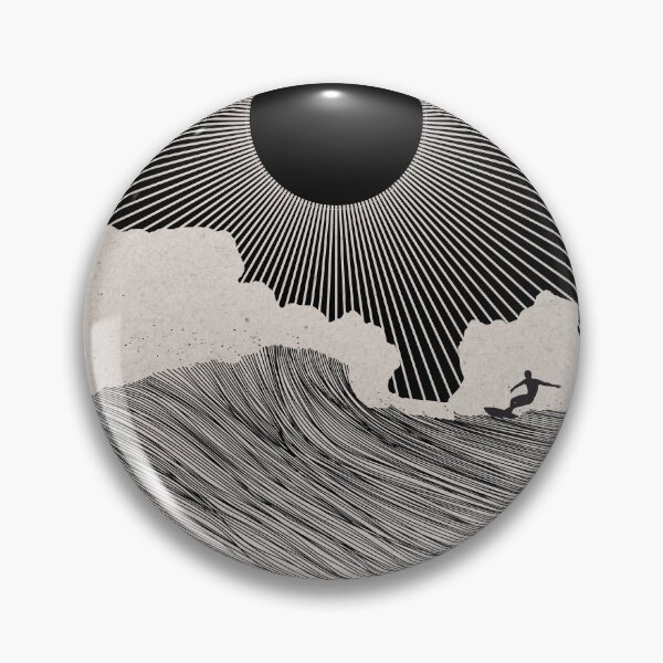 Item preview, Ocean Waves Line Art designed and sold by SurfolioPrints.