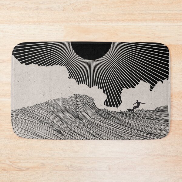 Item preview, Ocean Waves Line Art designed and sold by SurfolioPrints.