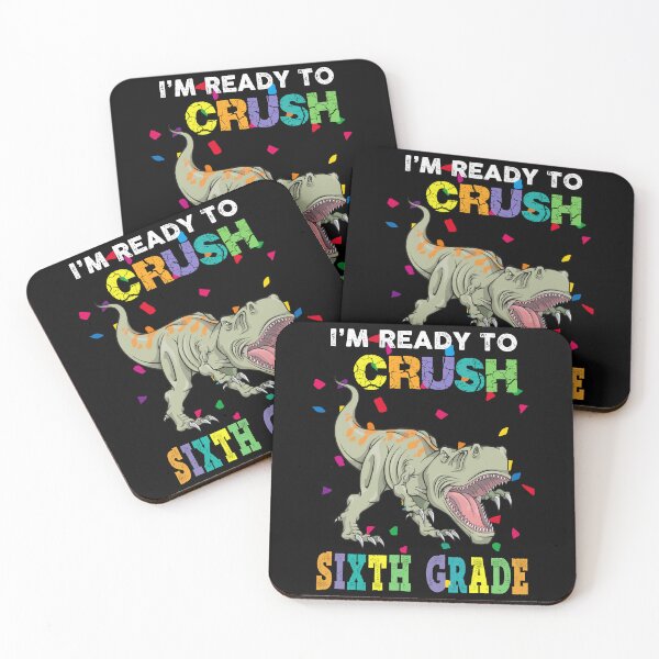 Item preview, I'm Ready To Crush Sixth Grade Dinosaur Back To School Kids designed and sold by designbychow.