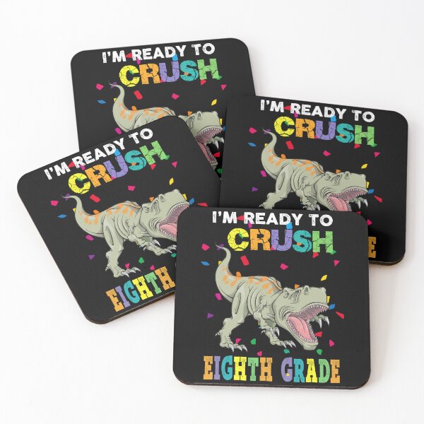 Item preview, I'm Ready To Crush Eighth Grade Dinosaur Back To School Kids designed and sold by designbychow.