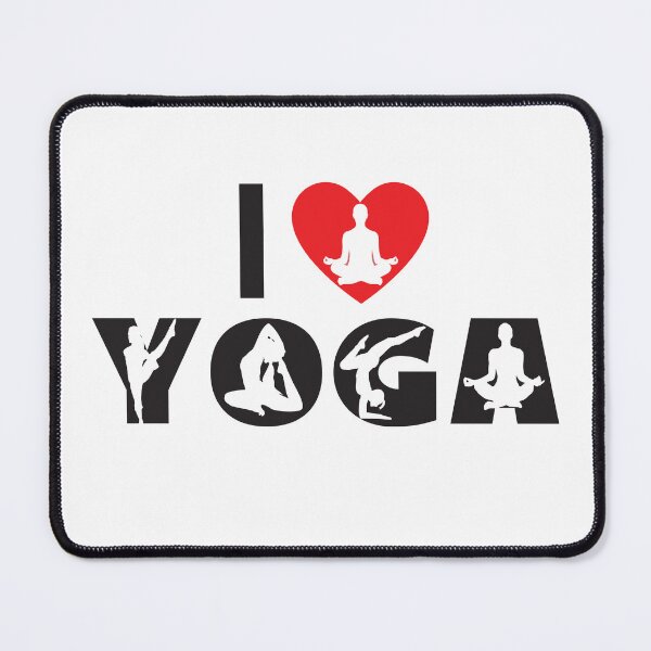 Item preview, I Love Yoga - White design designed and sold by BuxomBabe21.