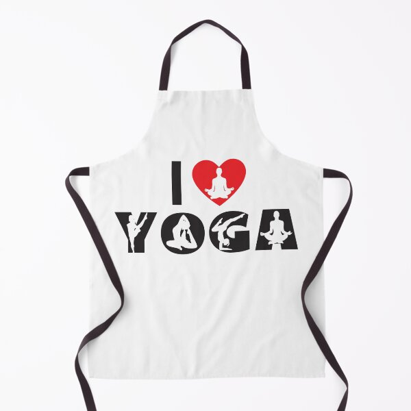 Item preview, I Love Yoga - White design designed and sold by BuxomBabe21.
