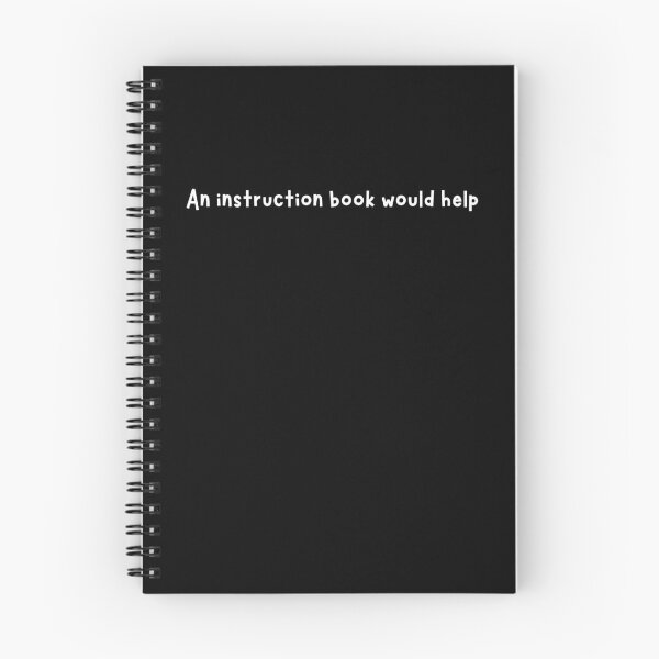 Item preview, An instruction book would help designed and sold by ShaneinJapan.