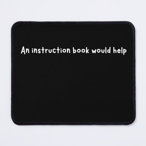 Item preview, An instruction book would help designed and sold by ShaneinJapan.