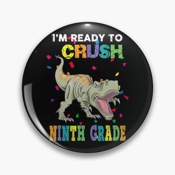 Item preview, I'm Ready To Crush Ninth Grade Dinosaur Back To School Kids designed and sold by designbychow.