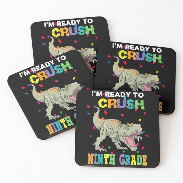 Item preview, I'm Ready To Crush Ninth Grade Dinosaur Back To School Kids designed and sold by designbychow.