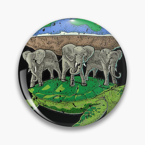 Item preview,  Flat Earth Society T Shirt Turtle Elephants Men Women Gift  designed and sold by JesseLockwood1.