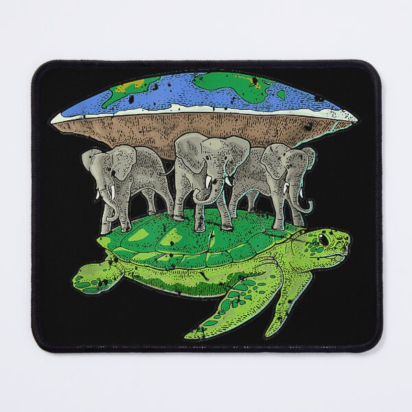Item preview,  Flat Earth Society T Shirt Turtle Elephants Men Women Gift  designed and sold by JesseLockwood1.