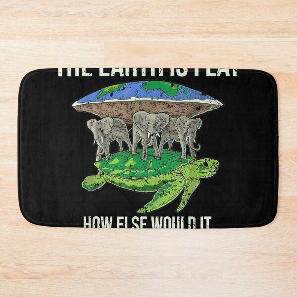 Item preview,  Flat Earth Society T Shirt Turtle Elephants Men Women Gift  designed and sold by JesseLockwood1.