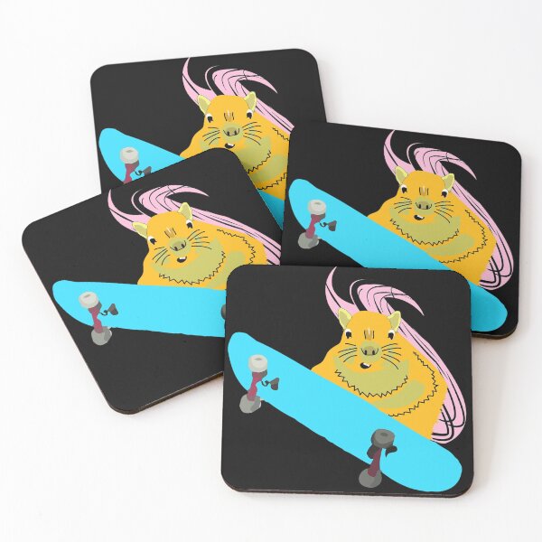 Item preview, Naughty Squirrel 900 Skateboarding Canvas Print designed and sold by alexanderneni.