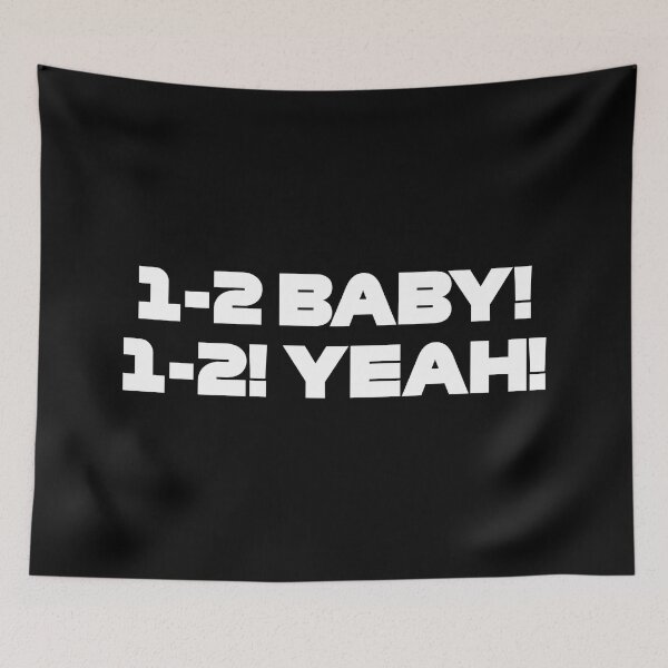 Item preview, 1-2 Baby! 1-2 Yeah! LEC. - Best Team Radio Bahrain GP 2022 (White/Black BG) designed and sold by FilipeFerreira.