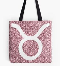 Taurus Sparkly Symbol Tote Bag