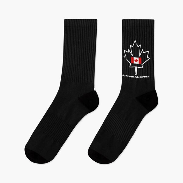 Item preview,  Maple Leaf with Canadian Flag -  Strong & Free  designed and sold by Free2BeMeShop.
