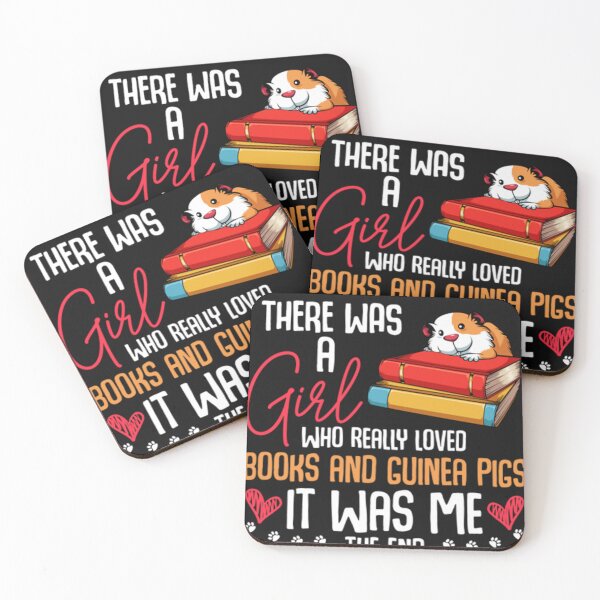 Item preview, There Was A Girl Who Loved Books And Guinea Pigs Sticker designed and sold by JonnySinsN.